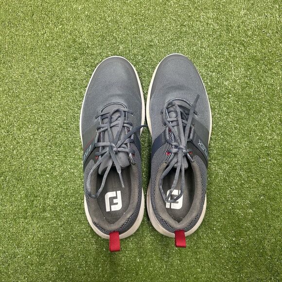 FootJoy Golf FJ Flex Spikeless Shoes Grey Mens Size 9.5 - Picture 4 of 6